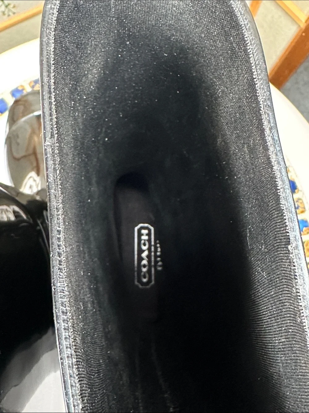 🔥 Authentic Coach Women’s Knee-High Rubber Rain Boots  Size 8🔥